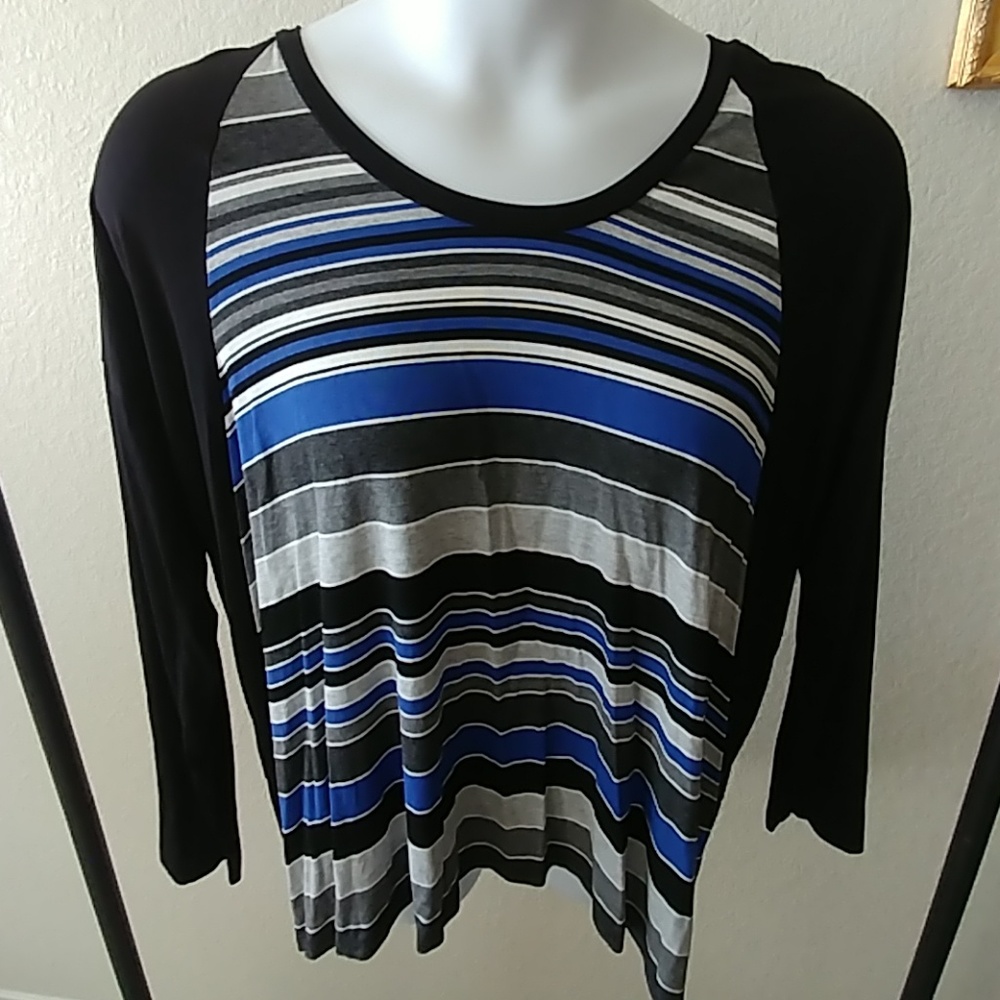 Robert Michaels striped top XL